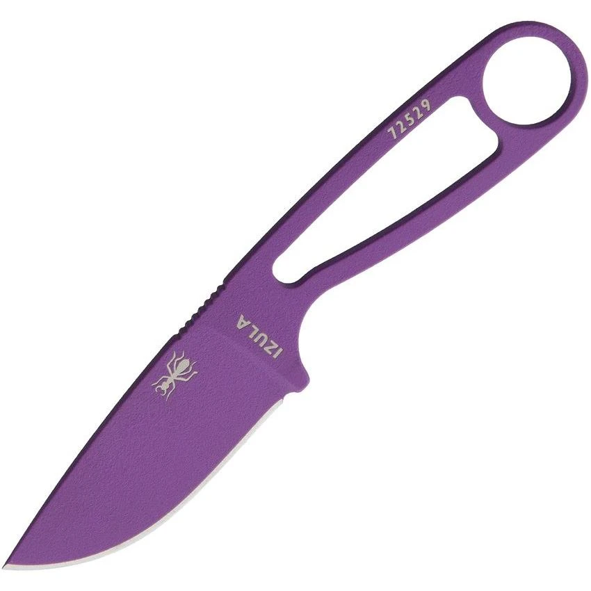 ESEE ISPURPBLK Izula Neck Purple Fixed Blade Knife 3 ESEE ISPURPBLK Izula Neck Purple Fixed Blade Knife
