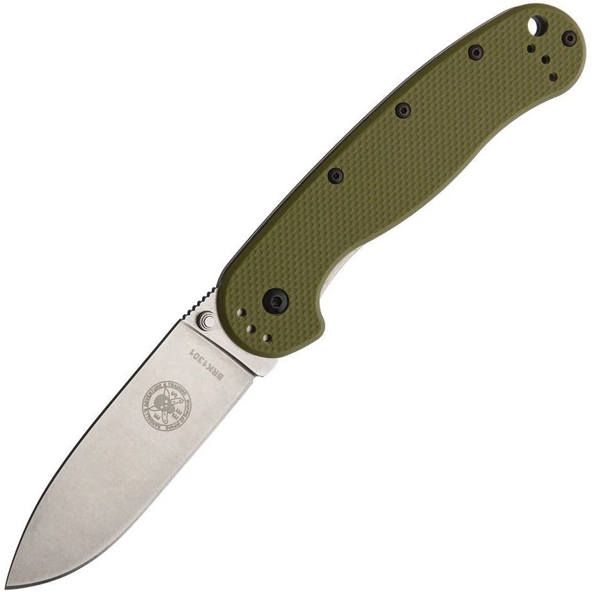 ESEE 1302OD Avispa Green D2 Framelock Folding Pocket Knife 3 ESEE 1302OD Avispa Green D2 Framelock Folding Pocket Knife