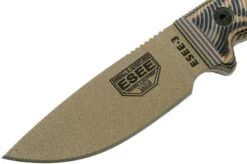 ESEE Model 3 Dark Earth Blade 3D Coyote-Black G10 Survival Knife 3PMDE-005 Black Sheath + Belt Clip 11 ESEE Model 3 Dark Earth Blade 3D Coyote-Black G10 Survival Knife 3PMDE-005 Black Sheath + Belt Clip -Esee Knives Shop EE 3PMDE 005 03 esee knives