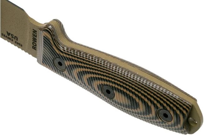 ESEE Model 3 Dark Earth Blade 3D Coyote-Black G10 Survival Knife 3PMDE-005 Black Sheath + Belt Clip 6 ESEE Model 3 Dark Earth Blade 3D Coyote-Black G10 Survival Knife 3PMDE-005 Black Sheath + Belt Clip - Image 4