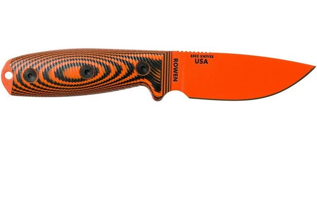 ESEE Model 3 Orange Blade 3D Orange-Black G10 Survival Knife 3PMOR-006 Black Sheath + Belt Clip 4 ESEE Model 3 Orange Blade 3D Orange-Black G10 Survival Knife 3PMOR-006 Black Sheath + Belt Clip - Image 2