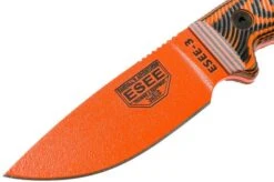 ESEE Model 3 Orange Blade 3D Orange-Black G10 Survival Knife 3PMOR-006 Black Sheath + Belt Clip 11 ESEE Model 3 Orange Blade 3D Orange-Black G10 Survival Knife 3PMOR-006 Black Sheath + Belt Clip -Esee Knives Shop EE 3PMOR 006 03 esee knives