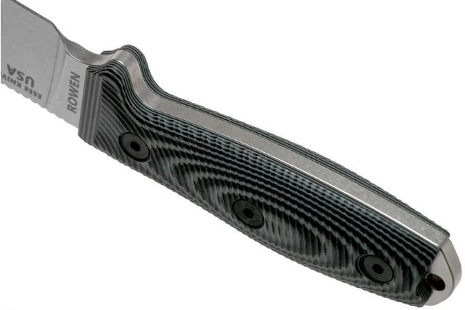 ESEE Model 4 Plain Edge S35VN, Grey Black G10 3D Handle 4P35V-002 With Sheath + Clip 6 ESEE Model 4 Plain Edge S35VN, Grey Black G10 3D Handle 4P35V-002 With Sheath + Clip - Image 4