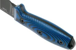 ESEE Model 4 Black Blade 3D Blue-Black G10 Survival Knife 4PB-008 Black Sheath + Belt Clip -Esee Knives Shop EE 4PB 008 04 esee knives