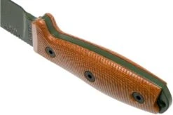 ESEE Model 4 OD Green Blade 3D Natural Canvas Micarta Survival Knife 4POD-011 Black Sheath + Belt Clip -Esee Knives Shop EE 4POD 011 04 esee knives