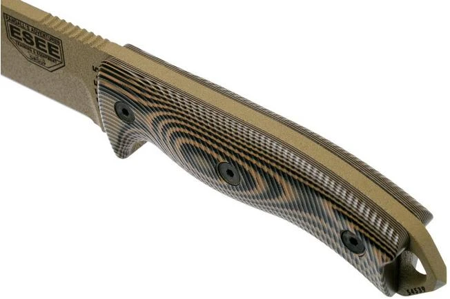 ESEE Model 5 Dark Earth Blade 3D Coyote-Black G10 Survival Knife 5PDE-005 Kydex Sheath + Clip Plate 7 ESEE Model 5 Dark Earth Blade 3D Coyote-Black G10 Survival Knife 5PDE-005 Kydex Sheath + Clip Plate - Image 5