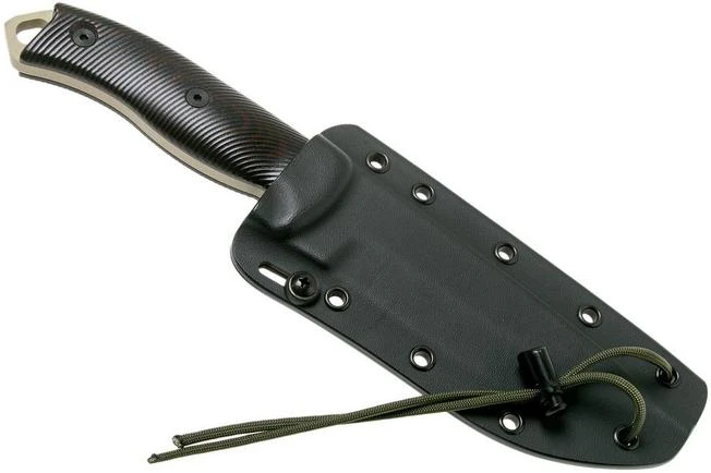 ESEE Model 5 Desert Tan Blade 3D Blood-Black G10 Survival Knife 5PDT-004 Kydex Sheath + Clip Plate 8 ESEE Model 5 Desert Tan Blade 3D Blood-Black G10 Survival Knife 5PDT-004 Kydex Sheath + Clip Plate - Image 6