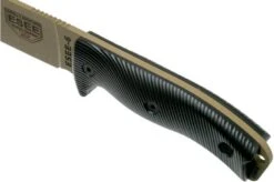 ESEE Model 6 Dark Earth Blade 3D Black G10 Survival Knife 6PDE-001 Black Sheath + Clip Plate -Esee Knives Shop EE 6PDE 001 05 esee knives