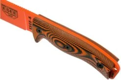 ESEE Model 6 Orange Blade 3D Neon Orange-Black G10 Survival Knife 6POR-006 Black Sheath + Clip Plate -Esee Knives Shop EE 6POR 006 05 esee knives