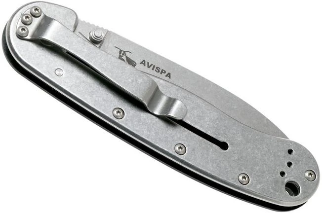 ESEE Avispa Pocket Knife, Stonewashed D2 Blade, Black Handle BRK1302 6 ESEE Avispa Pocket Knife, Stonewashed D2 Blade, Black Handle BRK1302 - Image 4