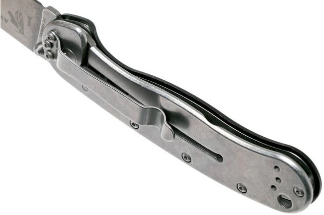 ESEE Avispa Pocket Knife, Stonewashed D2 Blade, Black Handle BRK1302 7 ESEE Avispa Pocket Knife, Stonewashed D2 Blade, Black Handle BRK1302 - Image 5