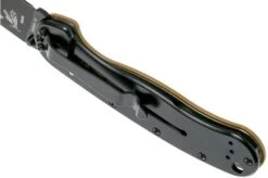 ESEE Avispa Pocket Knife, Black D2 Blade, Coyote Brown Handle BRK1302CBB 14 ESEE Avispa Pocket Knife, Black D2 Blade, Coyote Brown Handle BRK1302CBB -Esee Knives Shop EE AVISPA CB B D2 05 esee knives