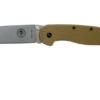 ESEE Avispa Pocket Knife, Stonewashed D2 Blade, Coyote Brown Handle BRK1302CB 2 ESEE Avispa Pocket Knife, Stonewashed D2 Blade, Coyote Brown Handle BRK1302CB -Esee Knives Shop EE AVISPA CB D2 01 esee knives