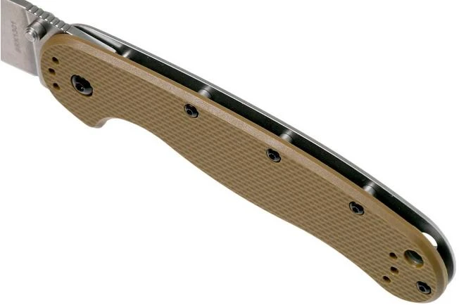 ESEE Avispa Pocket Knife, Stonewashed D2 Blade, Coyote Brown Handle BRK1302CB 9 ESEE Avispa Pocket Knife, Stonewashed D2 Blade, Coyote Brown Handle BRK1302CB - Image 7