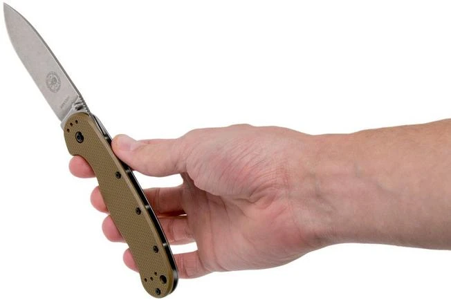 ESEE Avispa Pocket Knife, Stonewashed D2 Blade, Coyote Brown Handle BRK1302CB 10 ESEE Avispa Pocket Knife, Stonewashed D2 Blade, Coyote Brown Handle BRK1302CB - Image 8