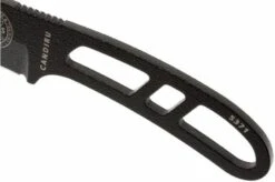 ESEE Candiru Black CAN-B Neck Knife With Black Sheath + Belt Clip -Esee Knives Shop EE CAN B 03 esee knives candiru black ee can b d3