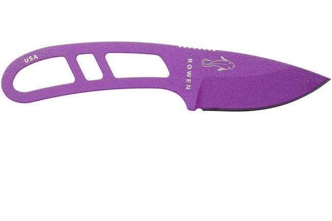 ESEE Candiru Purple CAN-PURP Neck Knife With White Sheath + Belt Clip 4 ESEE Candiru Purple CAN-PURP Neck Knife With White Sheath + Belt Clip - Image 2