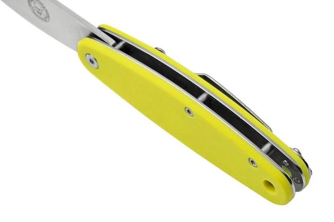 ESEE Churp EE-CH-05 D2, Yellow Micarta Pocket Knife 7 ESEE Churp EE-CH-05 D2, Yellow Micarta Pocket Knife - Image 5