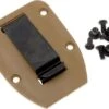 ESEE Belt-clip Plate For Model 3 & 4 Sheaths, Coyote Brown 2 ESEE Belt-clip Plate For Model 3 & 4 Sheaths, Coyote Brown -Esee Knives Shop EE CLIP PLATE 3 4 CB 01 esee ee clip plate 3 4 cb 01