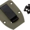 ESEE Belt-clip Plate For Model 3 & 4 Sheaths, OD-Green 2 ESEE Belt-clip Plate For Model 3 & 4 Sheaths, OD-Green -Esee Knives Shop EE CLIP PLATE 3 4 OD 01 esee ee clip plate 3 4 od 01
