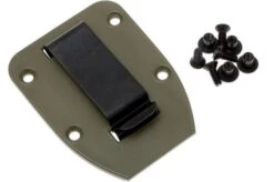 ESEE Belt-clip Plate For Model 3 & 4 Sheaths, OD-Green