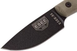 ESEE Model 3HM Bushcraft Knife Modified Handle, Leather Sheath -Esee Knives Shop EE ESEE 3HM 03 esee knives ee esee 3hm 03