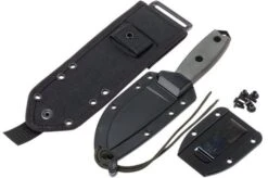 ESEE Model 3 Black Blade, Grey Handle 3P-MB-B With Sheath + Clip And MOLLE-back 17 ESEE Model 3 Black Blade, Grey Handle 3P-MB-B With Sheath + Clip And MOLLE-back -Esee Knives Shop EE ESEE 3P MB B 08 esee knives model 3 ee esee 3p mb b 08