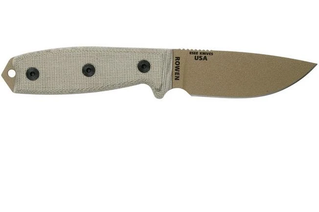 ESEE Model 3 Dark Earth Blade, Grey Handle 3P-MB-DE With Sheath + Clip And MOLLE-back 4 ESEE Model 3 Dark Earth Blade, Grey Handle 3P-MB-DE With Sheath + Clip And MOLLE-back - Image 2
