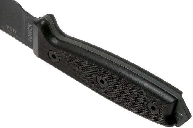 ESEE Model 3 Tactical Gunsmoke Black 3PTGB, Black G10 Handle And Kydex Sheath 6 ESEE Model 3 Tactical Gunsmoke Black 3PTGB, Black G10 Handle And Kydex Sheath - Image 4