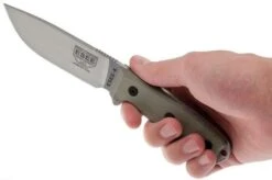 ESEE Model 4 Stainless 440C 4P-MB-SS With Sheath + Clip And MOLLE-back -Esee Knives Shop EE ESEE 4P MB SS 05 esee model 4 ee esee 4p mb ss 05