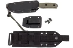 ESEE Model 4 Stainless 440C 4P-MB-SS With Sheath + Clip And MOLLE-back -Esee Knives Shop EE ESEE 4P MB SS 07 esee model 4 ee esee 4p mb ss 07
