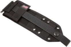 ESEE Model 4 Black Blade, Grey Handle 4P-MB With Coyote Sheath + Clip And MOLLE-back -Esee Knives Shop EE ESEE 4P MB 08 esee knives ee esee 4p mb 08