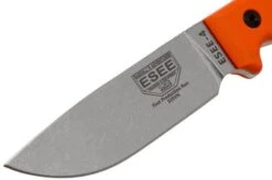 ESEE Model 4 Plain Edge S35VN, Orange G10 Handle 4P35V-OR With Sheath + Clip 11 ESEE Model 4 Plain Edge S35VN, Orange G10 Handle 4P35V-OR With Sheath + Clip -Esee Knives Shop EE ESEE 4P35V OR 03 esee knives