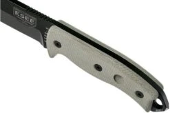 ESEE Model 5 Black Blade, Desert Tan Handle 5P-BK With Kydex Sheath + Belt Clip -Esee Knives Shop EE ESEE 5P BK 05 esee v2018 ee esee 5p bk 05