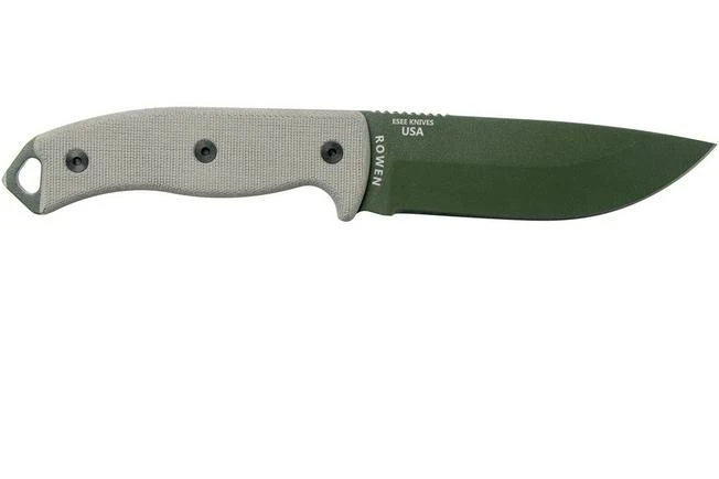ESEE Model 5 OD Blade, Desert Tan Handle 5P-KO-OD Survival Knife Without Sheath 4 ESEE Model 5 OD Blade, Desert Tan Handle 5P-KO-OD Survival Knife Without Sheath - Image 2