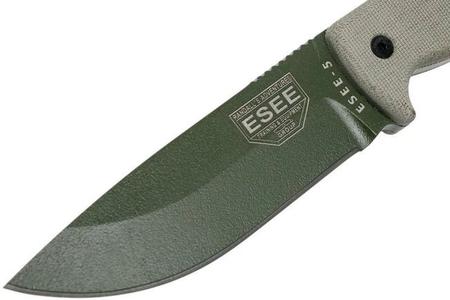 ESEE Model 5 OD Blade, Desert Tan Handle 5P-OD Met Kydex Sheath+ Belt Clip 5 ESEE Model 5 OD Blade, Desert Tan Handle 5P-OD Met Kydex Sheath+ Belt Clip - Image 3