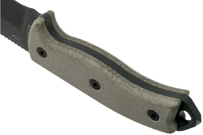 ESEE Model 5 Tactical Gunsmoke, Desert Tan Handle 5P-TG With Kydex Sheath + Belt Clip 6 ESEE Model 5 Tactical Gunsmoke, Desert Tan Handle 5P-TG With Kydex Sheath + Belt Clip - Image 4