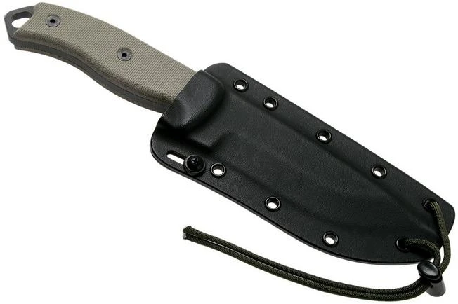 ESEE Model 5 Tactical Gunsmoke, Desert Tan Handle 5P-TG With Kydex Sheath + Belt Clip 9 ESEE Model 5 Tactical Gunsmoke, Desert Tan Handle 5P-TG With Kydex Sheath + Belt Clip - Image 7