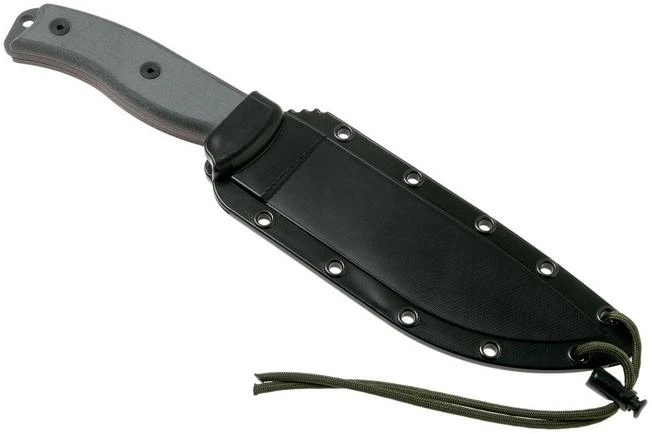 ESEE Model 6 Tactical Gunsmoke, Grey Handle 6P-TG With Black Sheath + Belt Clip 9 ESEE Model 6 Tactical Gunsmoke, Grey Handle 6P-TG With Black Sheath + Belt Clip - Image 7