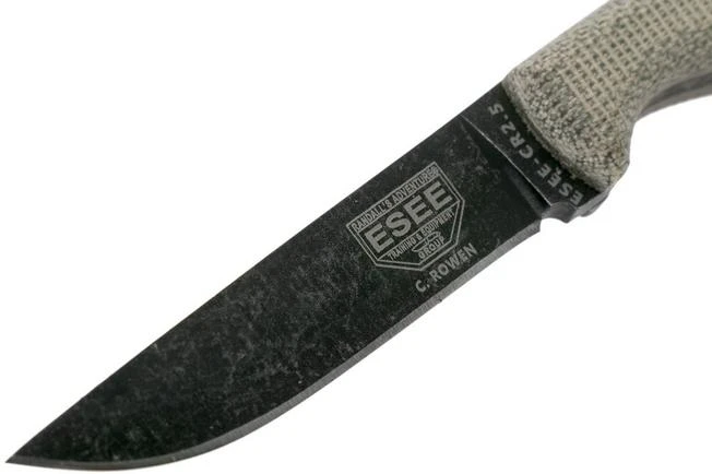 ESEE Camp-Lore CR 2.5 Black Oxide Coating Fixed Knife, Cody Rowen Design 5 ESEE Camp-Lore CR 2.5 Black Oxide Coating Fixed Knife, Cody Rowen Design - Image 3