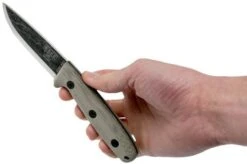 ESEE RB3 Bolieu Camp-Lore, Scandi Grind, Leather Sheath, Reuben Bolieu Design -Esee Knives Shop EE ESEE RB3 06 esee v2018 ee esee rb3 06