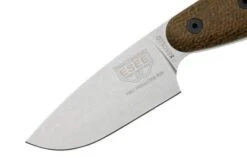 ESEE Sencillo ESEE-SENCILLO-A2, A2 Droppoint, 3D Burlap Mircarta Handle, Fixed Knife -Esee Knives Shop EE ESEE SENCILLO A2 03 esee