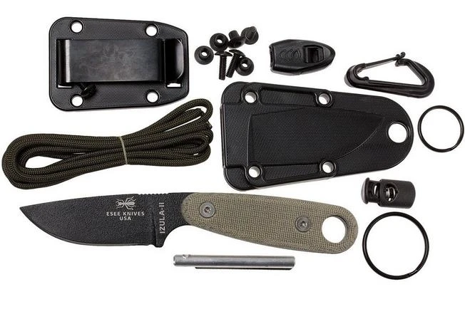 ESEE Knives Izula II Kit Black, IZULA-II-B-KIT 3 ESEE Knives Izula II Kit Black, IZULA-II-B-KIT