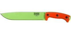 ESEE Knives Junglas Venom Green, Orange G10, EE-JUNGLAS-VG Kydex Sheath