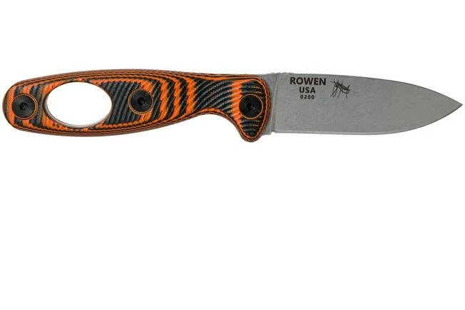 ESEE Xancudo S35VN Black-Orange G10 With Hole XAN1-006 Fixed Knife 4 ESEE Xancudo S35VN Black-Orange G10 With Hole XAN1-006 Fixed Knife - Image 2