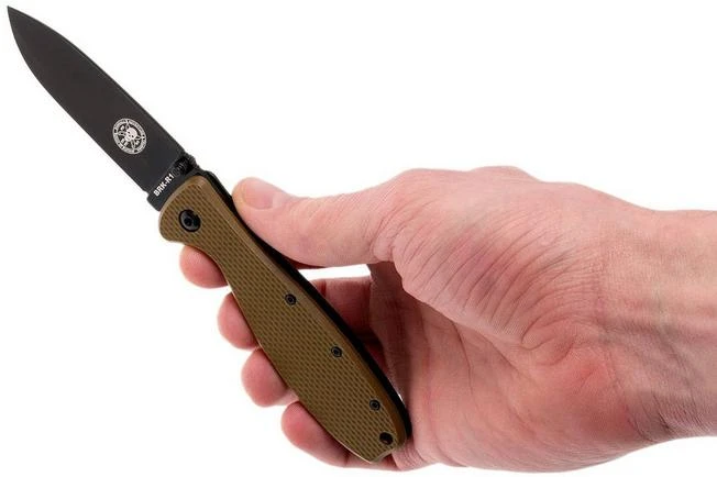 ESEE Knives Zancudo D2 Coyote Brown-Black, BRKR2CBB Pocket Knife 10 ESEE Knives Zancudo D2 Coyote Brown-Black, BRKR2CBB Pocket Knife - Image 8