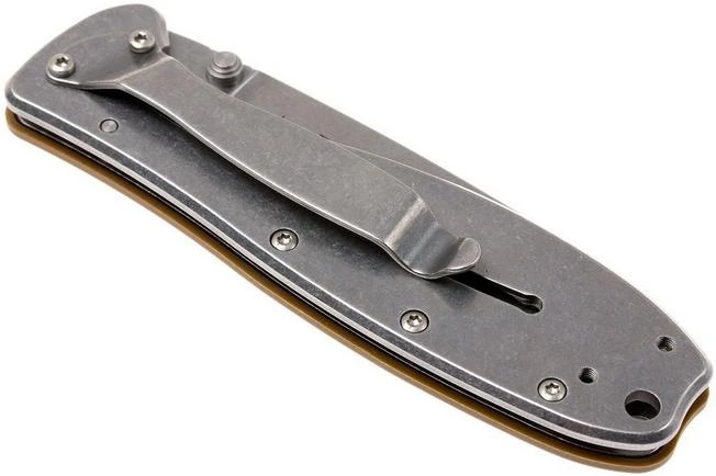 ESEE Knives Zancudo AUS8 Coyote Brown-Stonewashed, BRKR1CB Pocket Knife 6 ESEE Knives Zancudo AUS8 Coyote Brown-Stonewashed, BRKR1CB Pocket Knife - Image 4