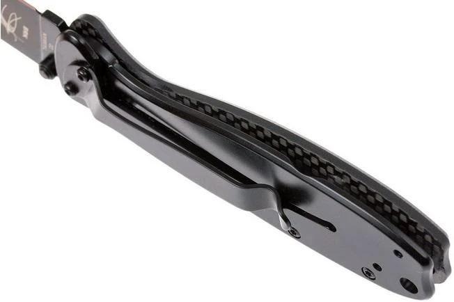 ESEE Knives Zancudo D2 Carbon Fiber, BRKR2CFB Pocket Knife 7 ESEE Knives Zancudo D2 Carbon Fiber, BRKR2CFB Pocket Knife - Image 5