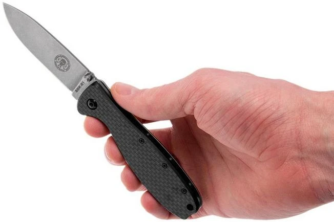 ESEE Knives Zancudo D2 Carbon Fiber-Stonewashed, BRKR2CF Pocket Knife 10 ESEE Knives Zancudo D2 Carbon Fiber-Stonewashed, BRKR2CF Pocket Knife - Image 8