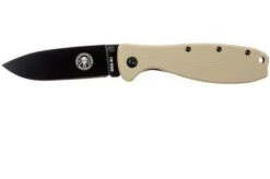 ESEE Knives Zancudo D2 Desert Tan-Black, BRKR2DTB Pocket Knife